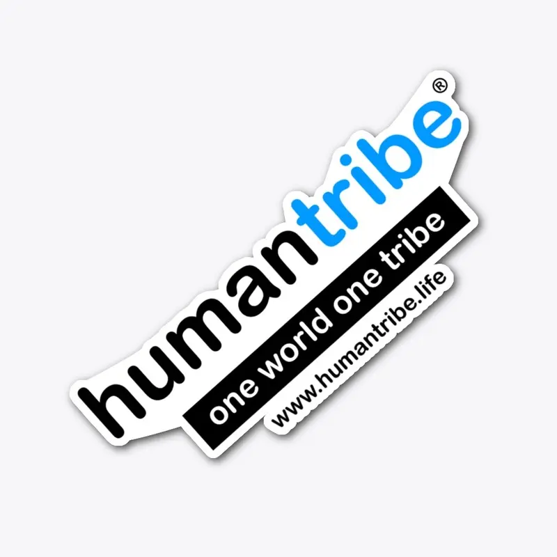 Human Tribe Die Cut Sticker