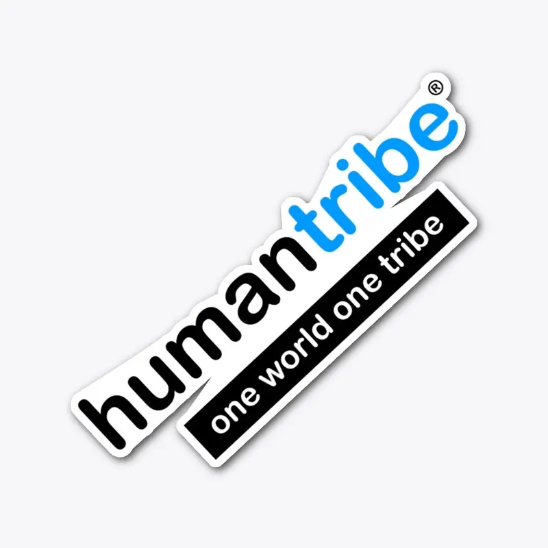 Human Tribe Die Cut Sticker